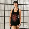 ZIZ Shri Yantra Organic Bamboo Racerback Singlet