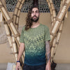 ZIZ Geomorph Organic Cotton & Bamboo Blend  T Shirt / Jade Green